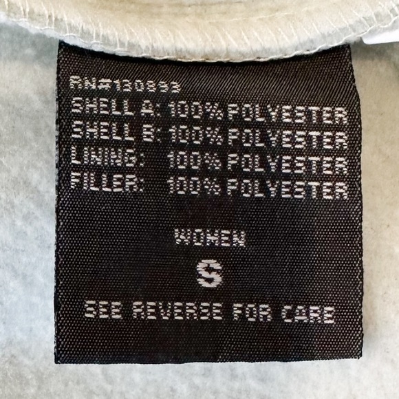 New Balance Women’s Light Blue Fleece Running Jacket Small - Picture 5 of 6